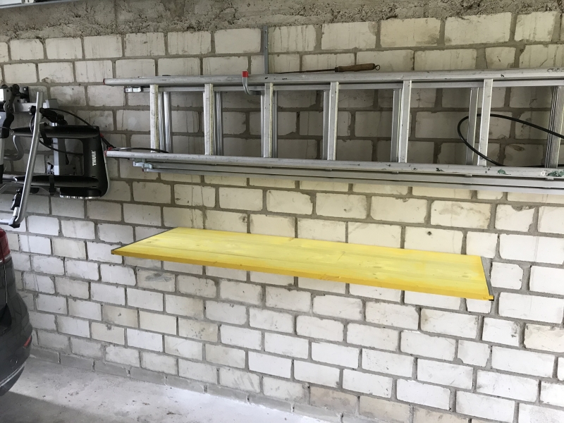 Wandklapptisch für die Garage - Bauanleitung zum Selberbauen - 1-2-do