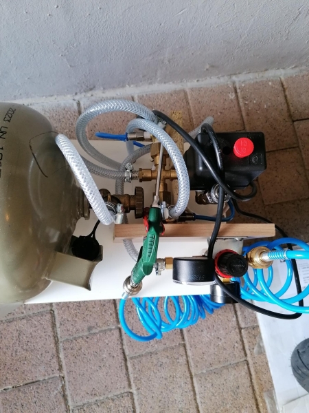 Kühlschrank Druckluft Kompressor - Bauanleitung zum Selberbauen - 1-2