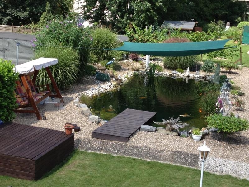 Unser Koi/Schwimmteich mit Bachlauf und Wasserfall Bauanleitung zum