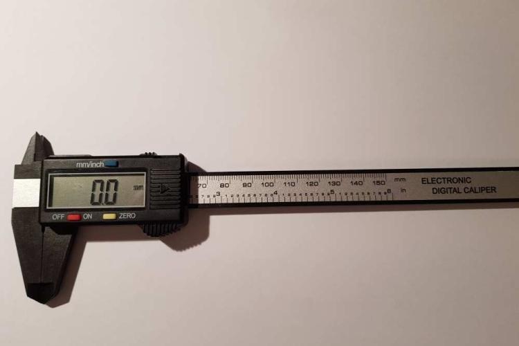 LCD Digitaler Tiefenlehre Tiefenmesser 0-80mm Messschieber Höhenmessgerät DIY