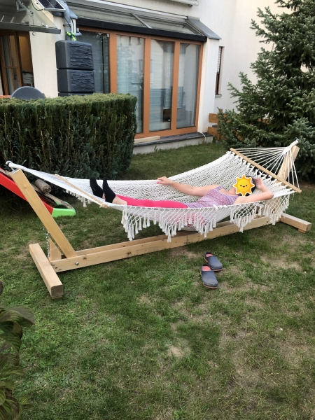 Hängemattengestell zum zusammenklappen Bauanleitung zum Selberbauen