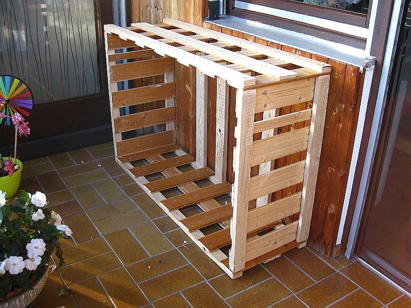 Brennholzunterstand - Bauanleitung zum Selberbauen - 1-2-do.com - Deine