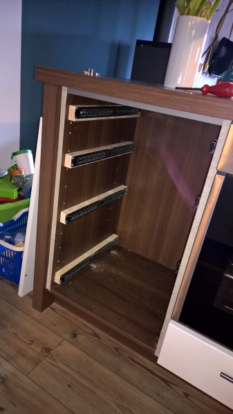 Schubladen / Auszüge für Küchenunterschrank - Bauanleitung zum