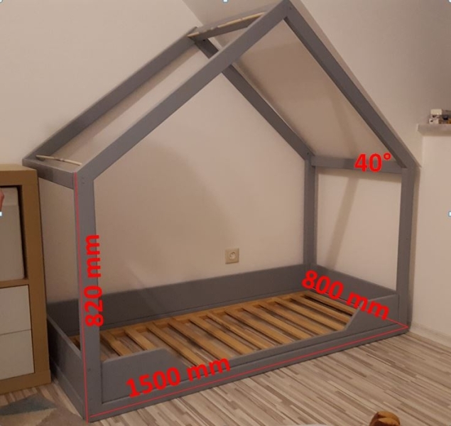 Hausbett / Bodenbett Bauanleitung zum Selberbauen Deine Heimwerker Community