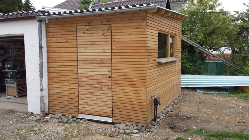 Gartenhaus für Geräte und Gartenmöbel Bauanleitung zum Selberbauen