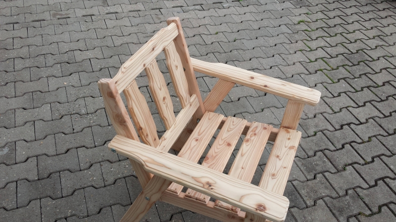 Gartenmöbel (Gartenstuhl) Bauanleitung zum Selberbauen