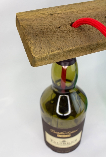 Deckenlampe aus Flaschen - Bauanleitung zum Selberbauen - 1-2-do.com