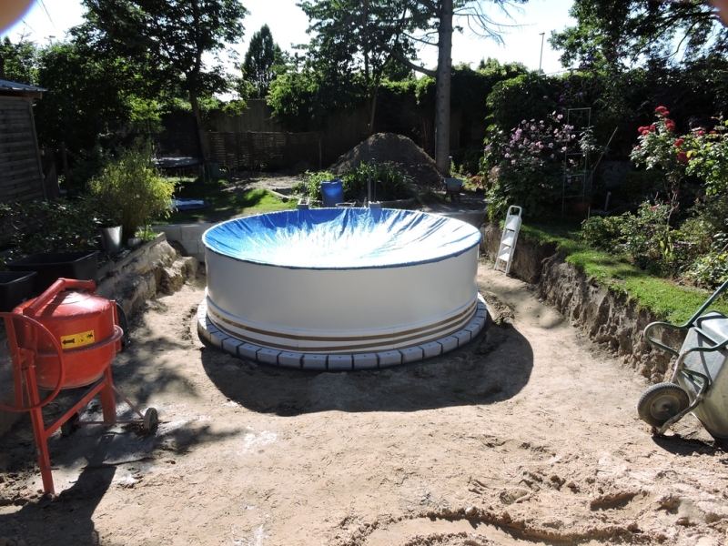 Pool im Garten Bauanleitung zum Selberbauen Deine