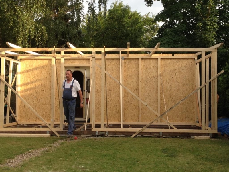 Gartenhütte selber bauen Bauanleitung zum Selberbauen