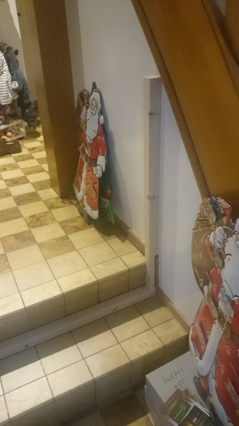 Treppengitter / Babygitter für Treppe mit "Überbreite" - Bauanleitung