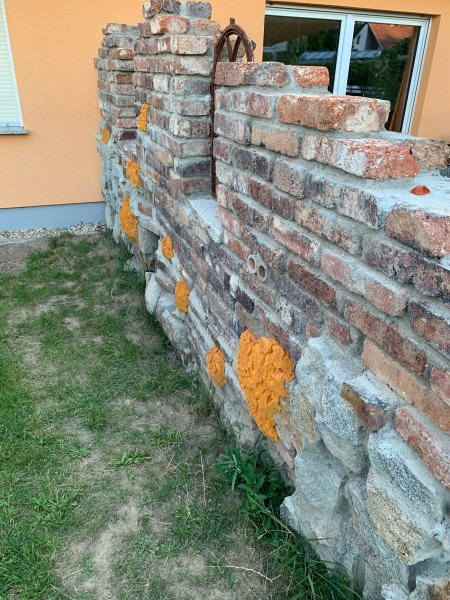 Mauer An Der Terrasse Mit Beleuchtung Bauanleitung Zum