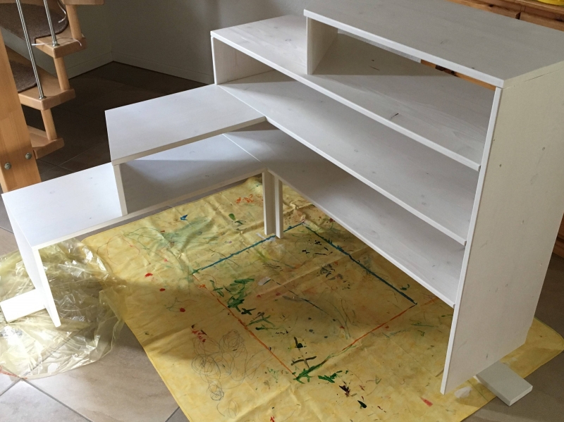 Schuhregal unter offener Treppe Bauanleitung zum Selberbauen 12do