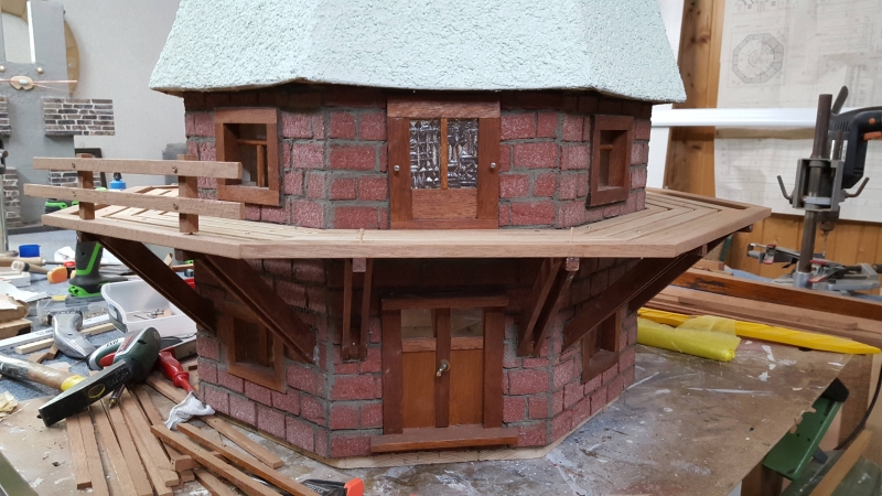 Windmühle für den Hof - Bauanleitung zum Selberbauen - 1-2-do.com