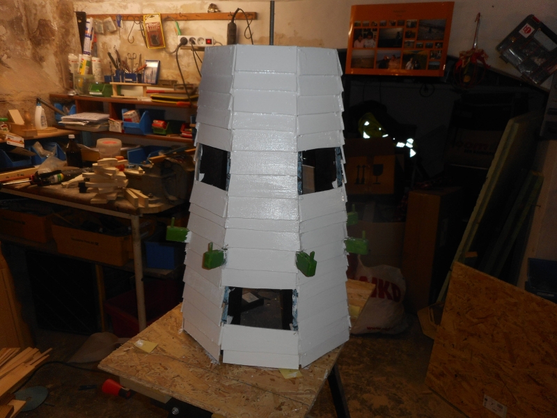 Kleine Windmühle für den Garten 100cmx 40cm - Bauanleitung zum