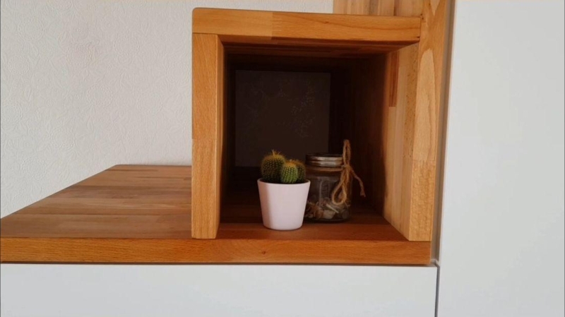 Treppenschrank / Stufen auf dem Schrank - Bauanleitung zum Selberbauen