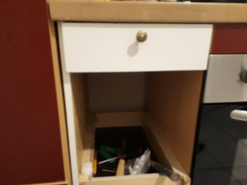 Aus Holzresten wird Küchenschrank mit Holzvollauszügen - Bauanleitung