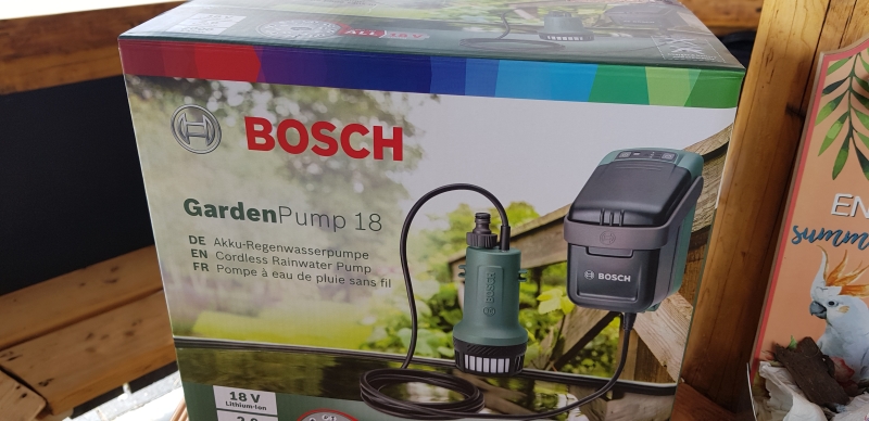 Bosch GardenPump 18 (mit Akku & Ladegerät): Tests, Infos