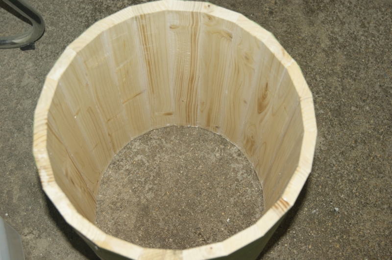 Holz Kübel aus Fichte Bauanleitung zum Selberbauen