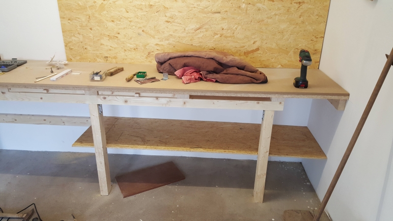 Erstes Projekt überhaupt: Eine neue Werkbank für die Garage