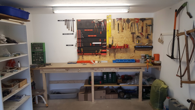 Erstes Projekt überhaupt: Eine neue Werkbank für die Garage