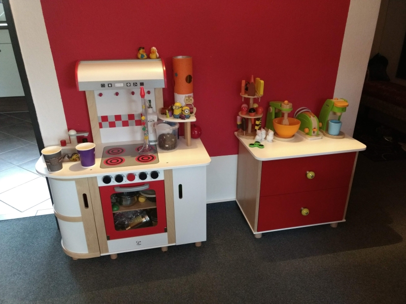 Küchenschrank als Ergänzung zu gekaufter Kinderküche - Bauanleitung zum