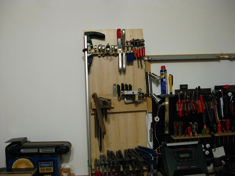 Aufbewahrung für Zwingen - Bauanleitung zum Selberbauen - 1-2-do.com