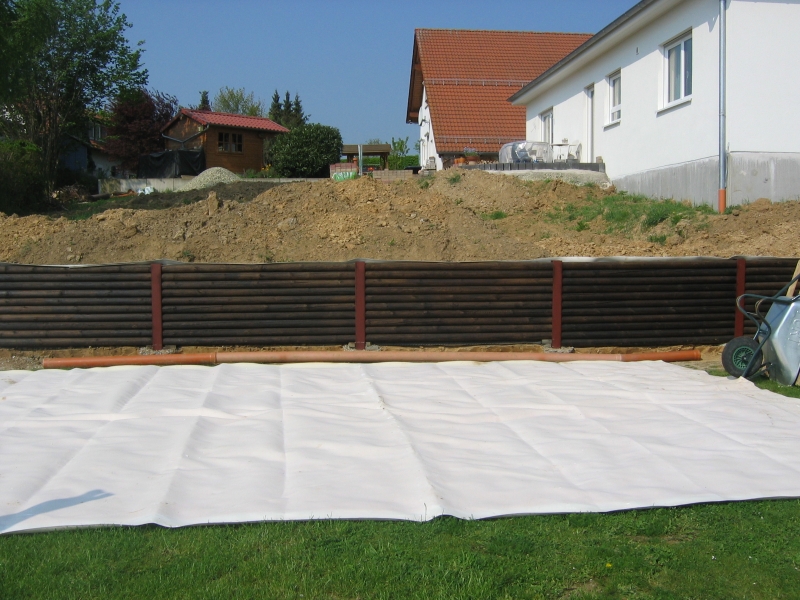 Holz Stützmauer Bauanleitung zum Selberbauen 12do