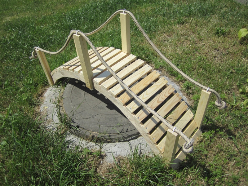 Dekorative Brücke - Bauanleitung zum Selberbauen - 1-2-do.com - Deine