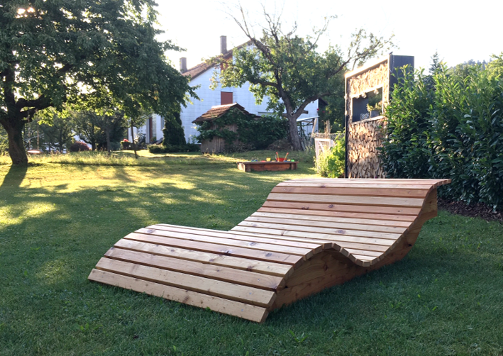 DIY Gartenliege aus Holz Bauanleitung zum Selberbauen