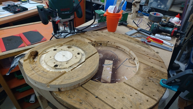 Terrassentisch aus ner Kabeltrommel - Bauanleitung zum Selberbauen - 1