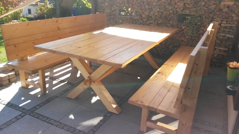 Terrassenmöbel - Bauanleitung zum Selberbauen - 1-2-do.com - Deine