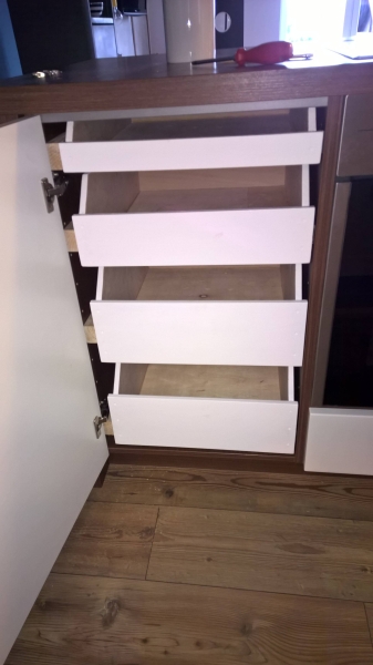Schubladen / Auszüge für Küchenunterschrank - Bauanleitung zum