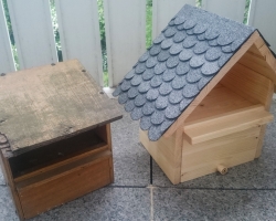Versteck aus Holz Groundspeak Geocaching Vogelhaus Mini 