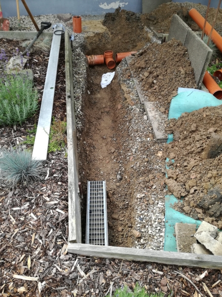 Ablauf für Oberflächenwasser Bauanleitung zum Selberbauen 12do