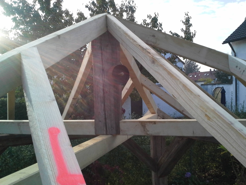 Pavillon im Scheunenlook - Bauanleitung zum Selberbauen - 1-2-do.com