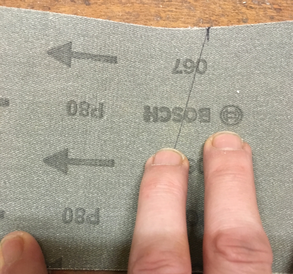 Schleifband für 10mm Finger Datei Luft Bandschleifer 10 mm X 330 Harz Gebunden