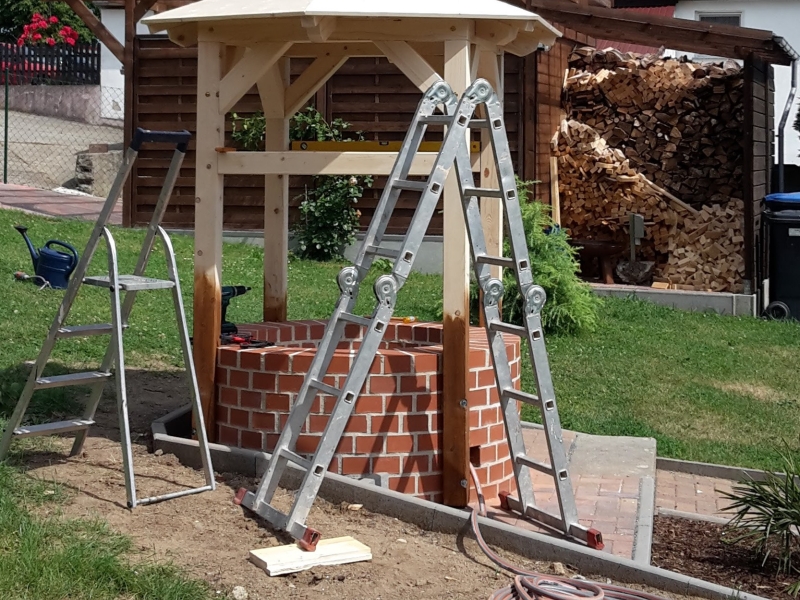 Alten Brunnen verschönern Bauanleitung zum Selberbauen