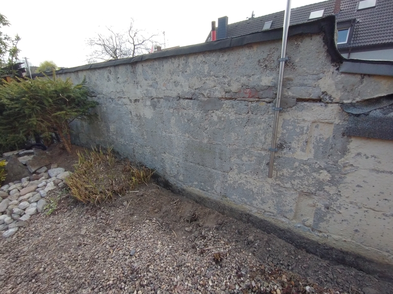 Sandsteinmauer aus Beton selber machen Bauanleitung zum Selberbauen