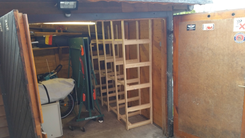 Universal-Regal, auch als Schwerlastregal geeignet - Bauanleitung zum