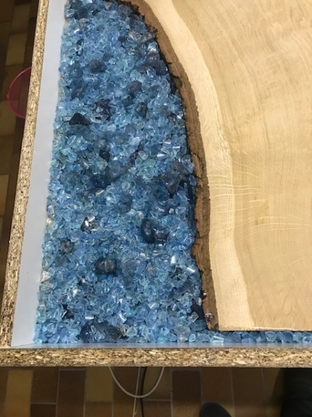 Waschtisch Eiche - Resin/ Epoxidharz/ Giessharz - Bauanleitung zum