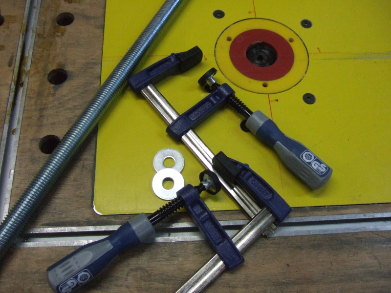 Zwingen für MFT (verbesserte Version) Bauanleitung zum Selberbauen