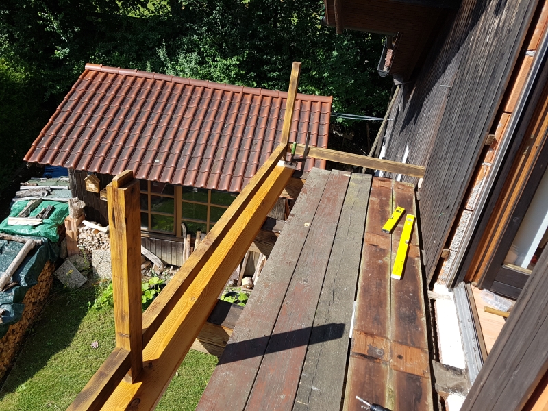 Balkon Sanierung, Erneuerung Bauanleitung zum Selberbauen 12do