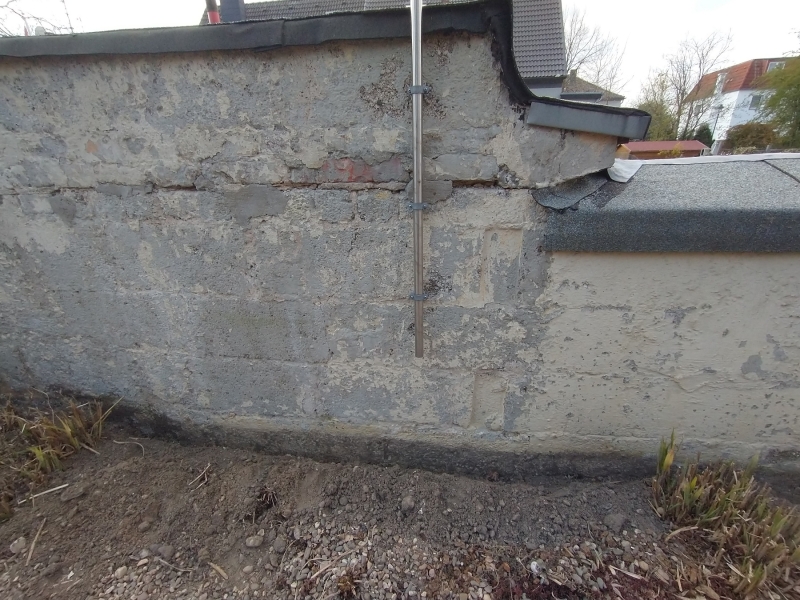 Sandsteinmauer aus Beton selber machen Bauanleitung zum Selberbauen