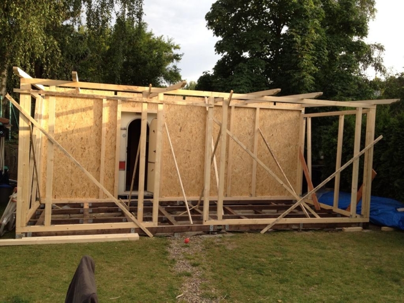 Gartenhütte selber bauen Bauanleitung zum Selberbauen