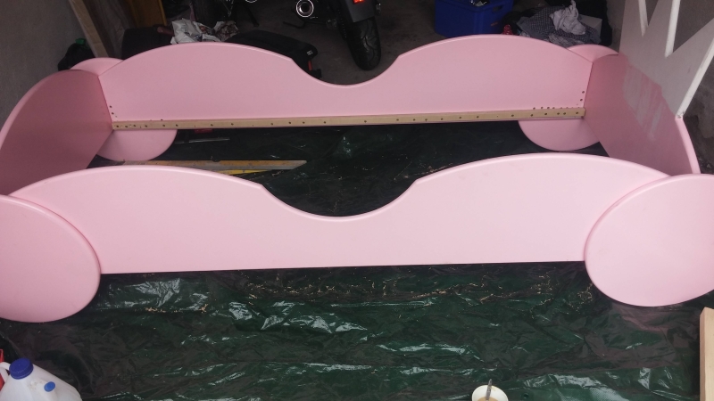 Kinderbett Kutsche mit Krone 200x90cm - Bauanleitung zum Selberbauen