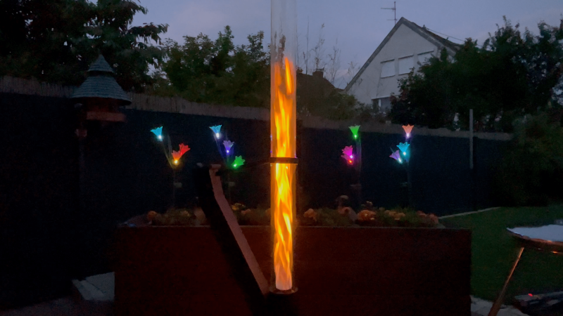 Feuerfackel 4.0 Der Tornado in der Röhre Bauanleitung zum