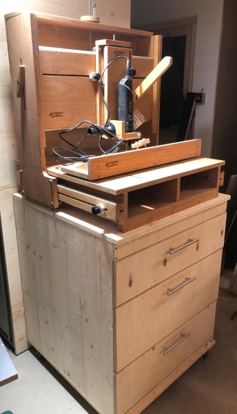 Mobiler Unterschrank für den 3D Router-Fräser - Bauanleitung zum