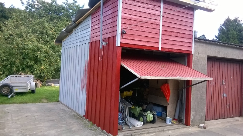 Dachsanierung Garagen Abschnitt 1 - Bauanleitung zum Selberbauen - 1-2