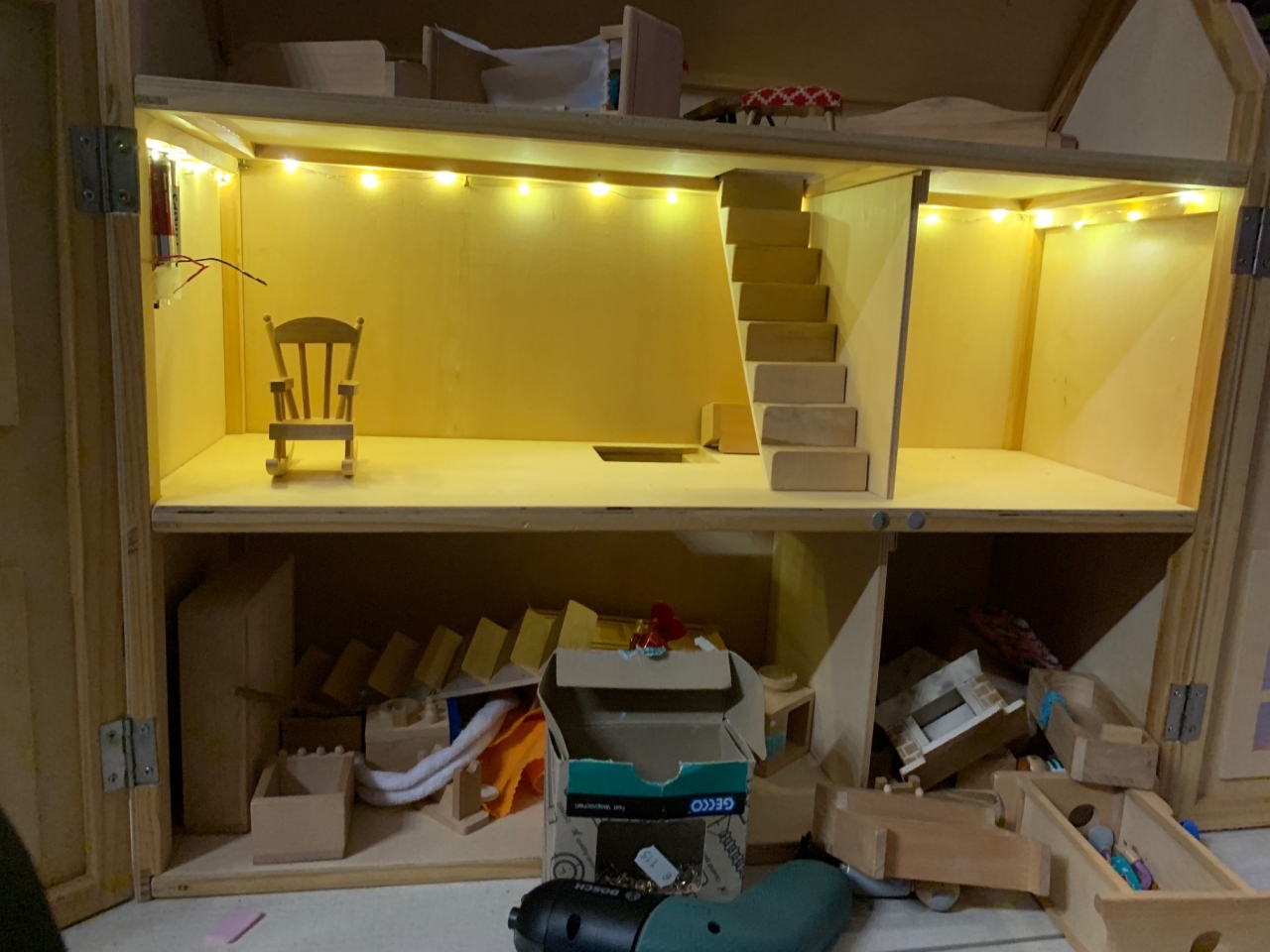 Beleuchtung für das Puppenhaus - Bauanleitung zum Selberbauen -   - Deine Heimwerker Community