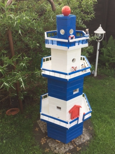 Leuchtturm mit Innenbeleuchtung - Bauanleitung zum Selberbauen - 1-2-do